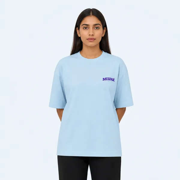 Sky_Blue_Terry_Cotton_Oversized_Panther_T-Shirt_For_Unisex