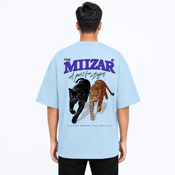 Sky_Blue_Terry_Cotton_Oversized_Panther_T-Shirt_For_Unisex