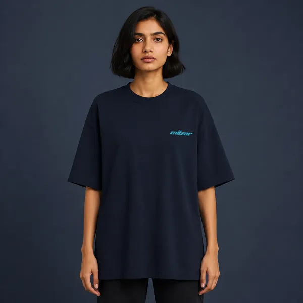 Navy_Blue_Terry_Cotton_Oversized_Venom_Bite_T-Shirt_For_Unisex
