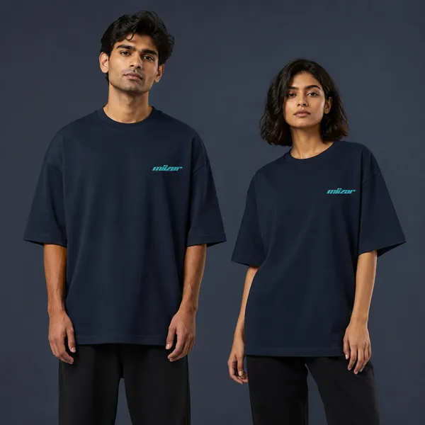 Navy_Blue_Terry_Cotton_Oversized_Venom_Bite_T-Shirt_For_Unisex