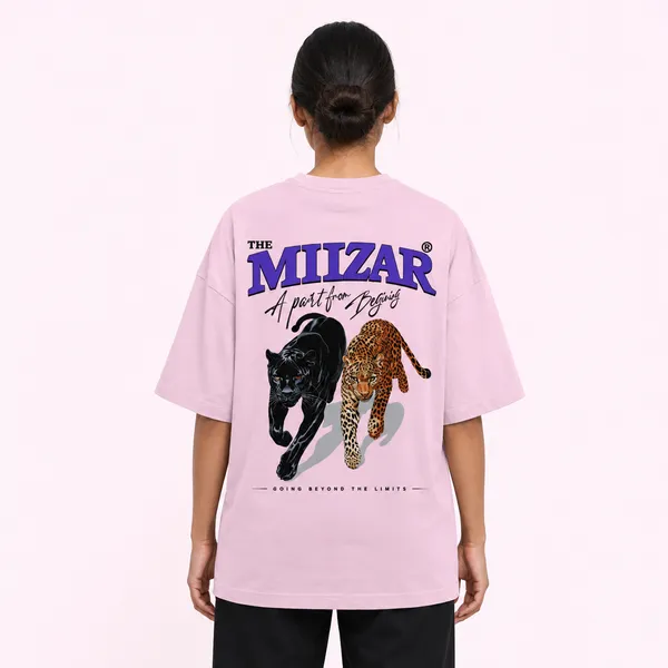 Light_Pink_Terry_Cotton_Oversized_Panther_T-Shirt_For_Unisex