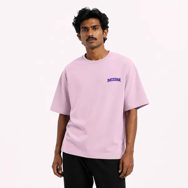 Light_Pink_Terry_Cotton_Oversized_Panther_T-Shirt_For_Unisex