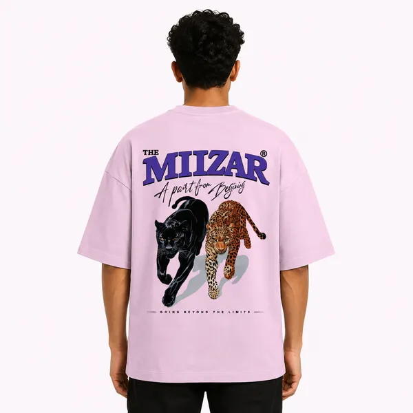 Light_Pink_Terry_Cotton_Oversized_Panther_T-Shirt_For_Unisex