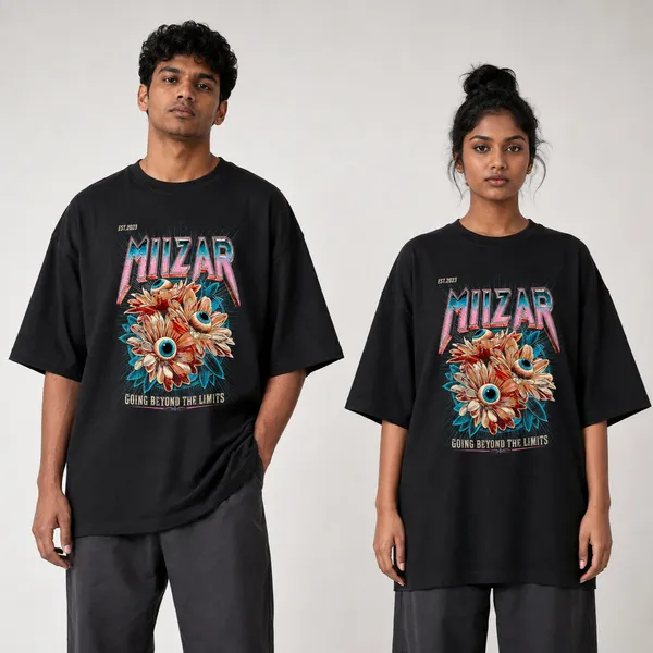 Black_Terry_Cotton_Oversized_Bloom_Vision_T-Shirt_For_Unisex