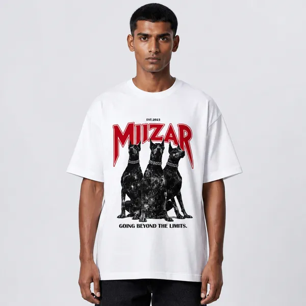White_Terry_Cotton_Oversized_Guardians_T-Shirt_For_Unisex