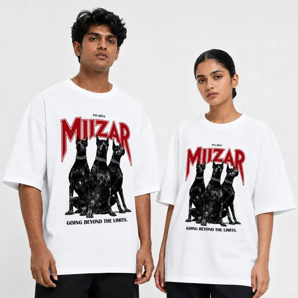 White_Terry_Cotton_Oversized_Guardians_T-Shirt_For_Unisex