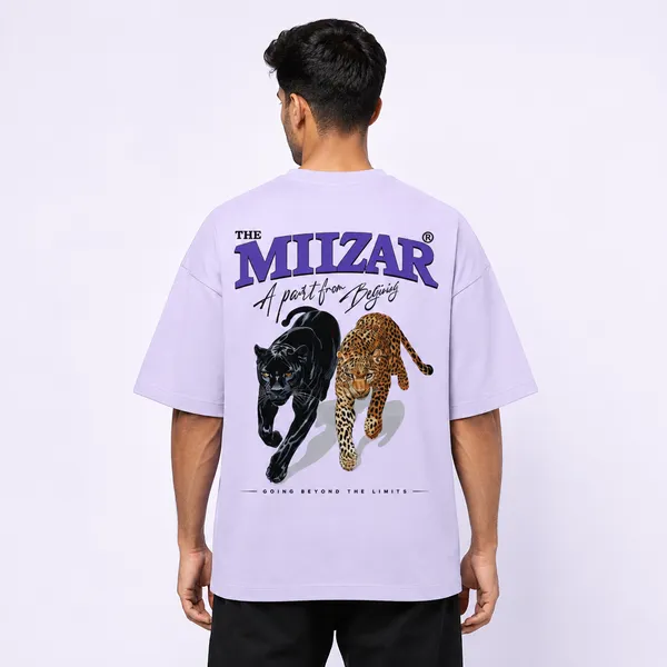 Lavender_Terry_Cotton_Oversized_Panther_Graphic_T-Shirt_For_Unisex