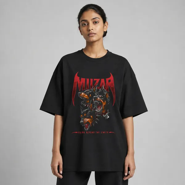 Black_Terry_Cotton_Oversized_Doberman_T-Shirt_For_Unisex