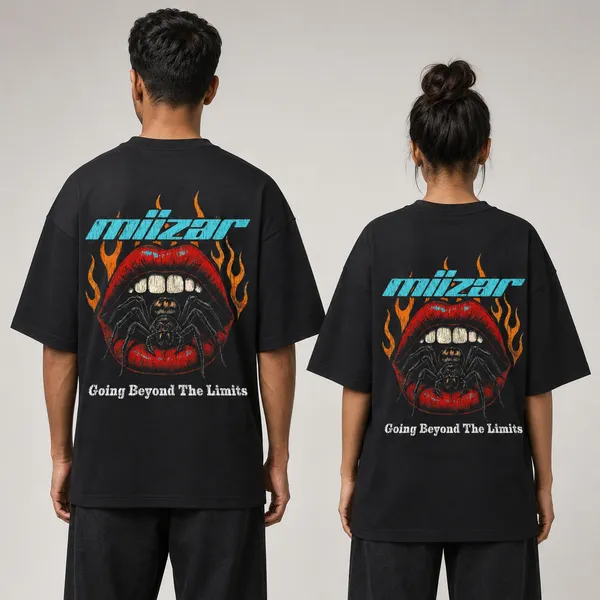 Black_Terry_Cotton_Oversized_Venom_Bite_T-Shirt_For_Unisex