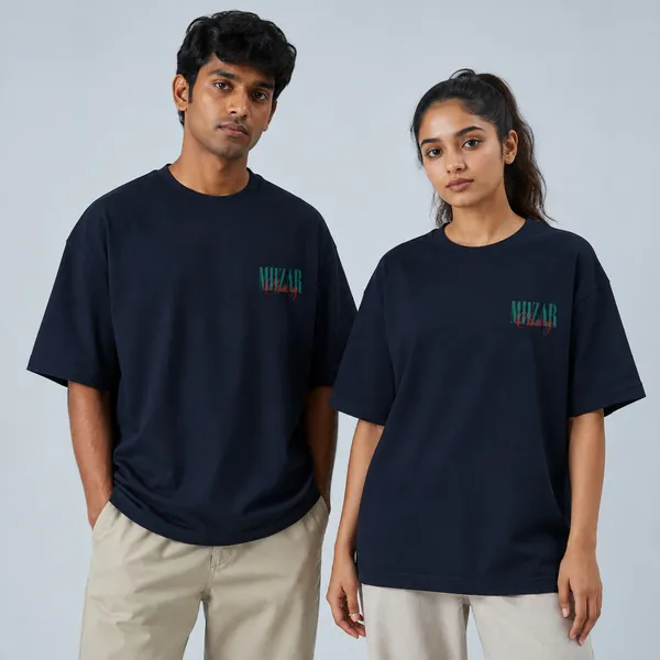 Navy_Blue_Terry_Cotton_Oversized_Cherry_Graphic_T-Shirt_For_Unisex