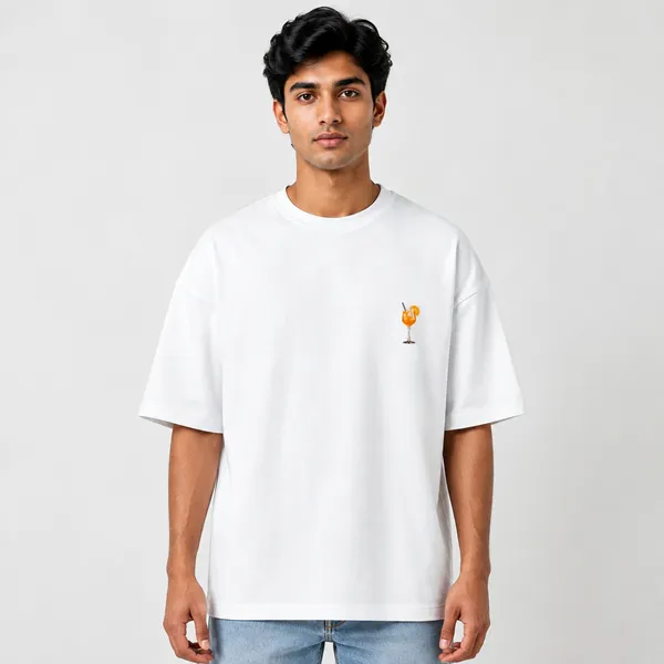 White_Terry_Cotton_Oversized_Citrus_Graphic_T-Shirt_For_Unisex
