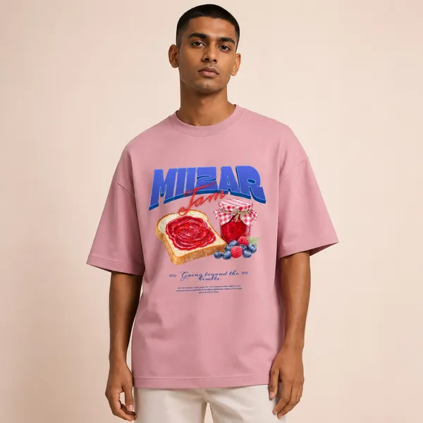 Flamingo_Terry_Cotton_Oversized_Jam_Graphic_T-Shirt_For_Unisex