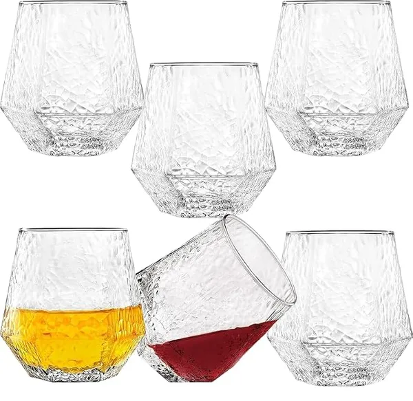 Glass_Hammered_Textured_Tumbler