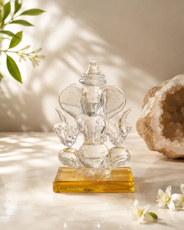 Clear_Ganesha_Idol_with_Golden_Base