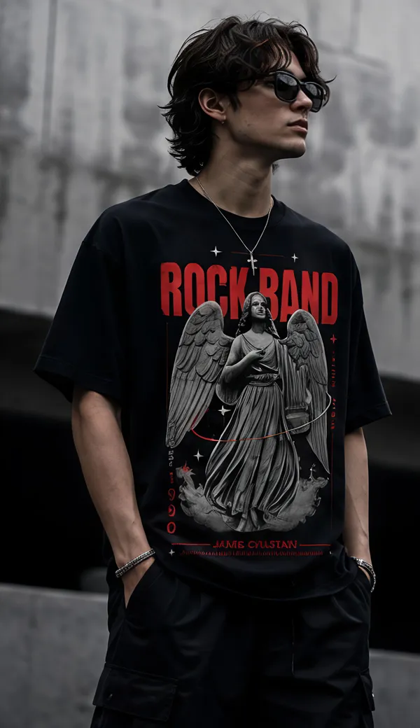 Black_Organic_Cotton_Oversized_Angel_Graphic_T-Shirt_For_Men