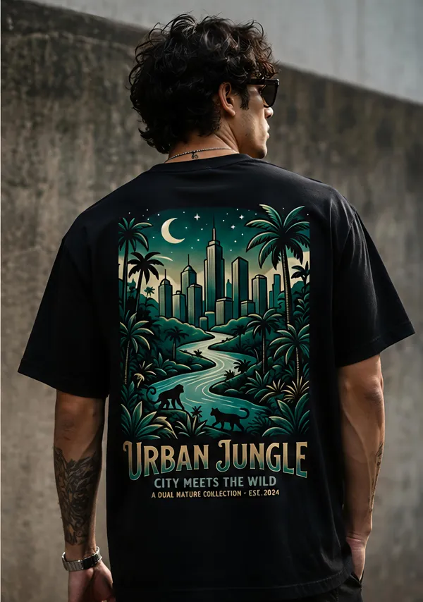 Black_Organic_Cotton_Regular_Fit_Urban_Jungle_Graphic_T-Shirt_For_Men