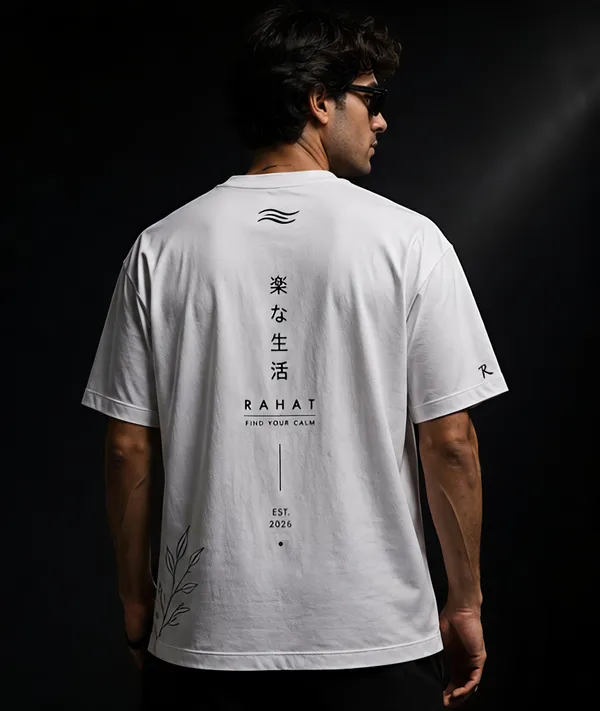 White_Organic_Cotton_Relaxed_Fit_Botanical_Graphic_T-Shirt_For_Men