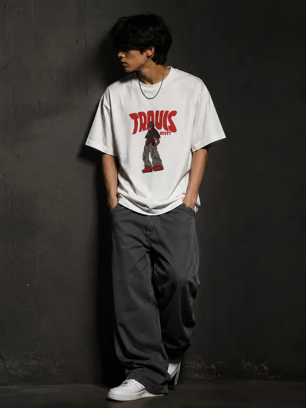 White_Organic_Cotton_Regular_Fit_Graphic_T-Shirt_For_Men