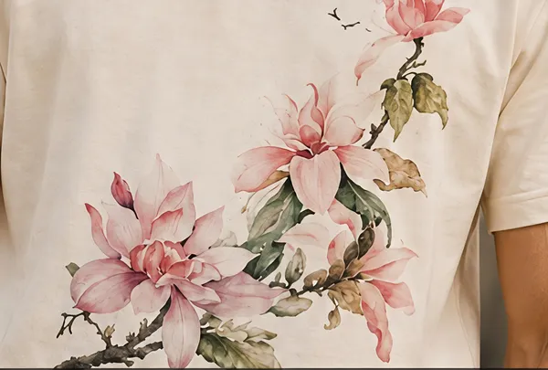 Cream_Organic_Cotton_Regular_Fit_Floral_Print_T-Shirt_For_Men