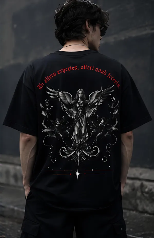 Black_Organic_Cotton_Oversized_Angel_Graphic_T-Shirt_For_Men