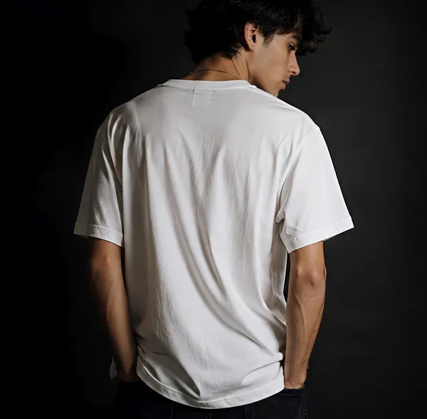 White_Organic_Cotton_Relaxed_Fit_Graphic_T-Shirt_For_Men