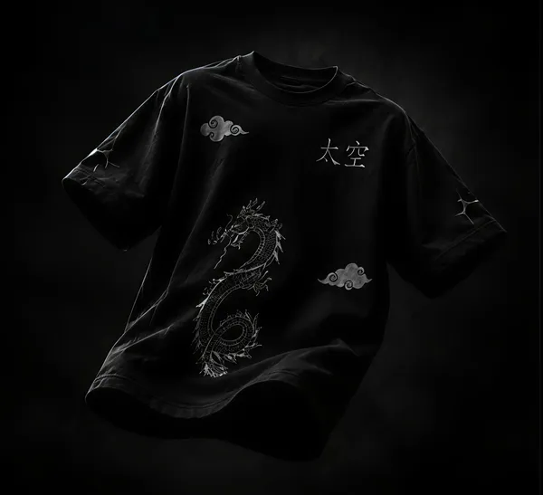 Black_Organic_Cotton_Oversized_Dragon_Graphic_T-Shirt_For_Men