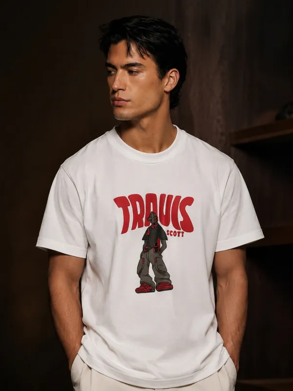 White_Organic_Cotton_Regular_Fit_Graphic_T-Shirt_For_Men