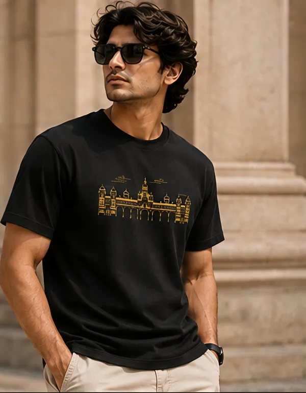 Black_Organic_Cotton_Regular_Fit_Cityscape_Graphic_T-Shirt_For_Men