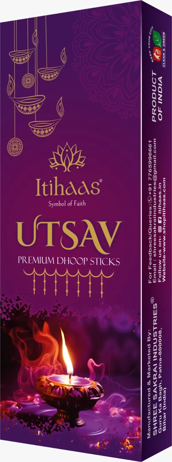 Itihaas_Perfume_Note_Dhoop_Sticks_Pack_Of_4