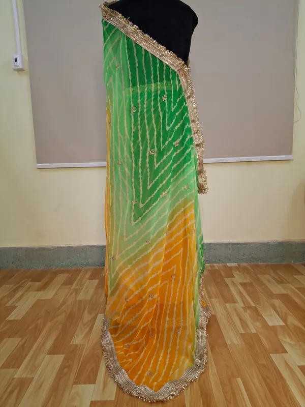 Chiffon_Orange_Saree