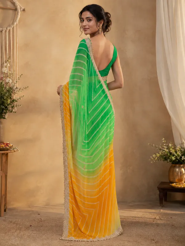 Chiffon_Orange_Saree
