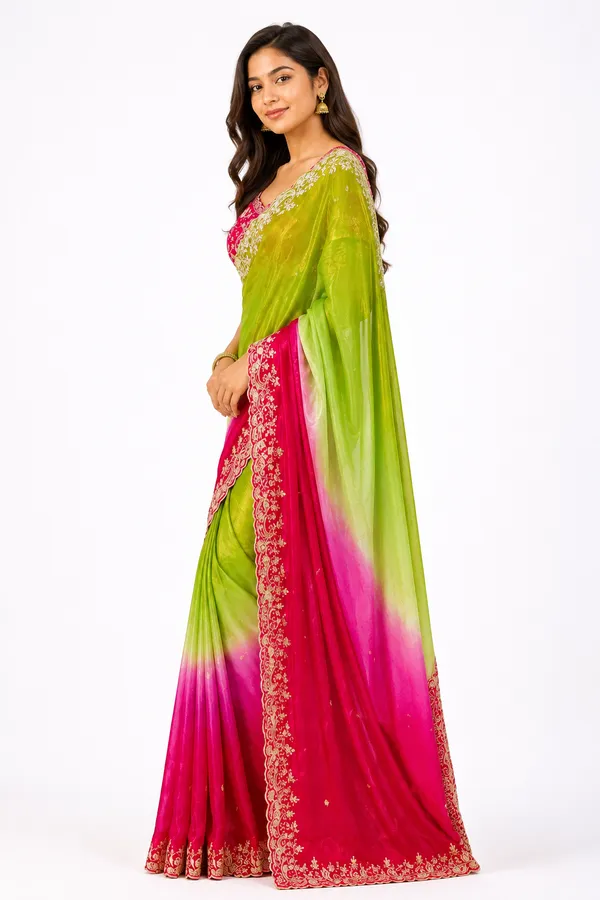 Chiffon_Pink_Saree