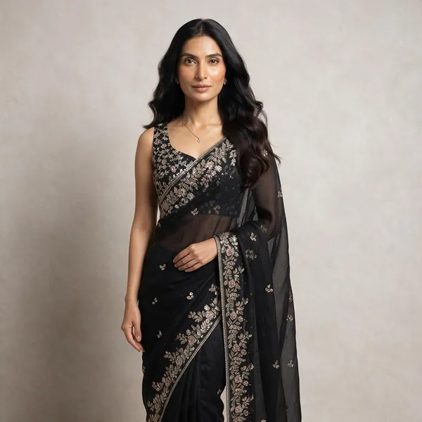 Black_Chiffon_Saree_For_Women