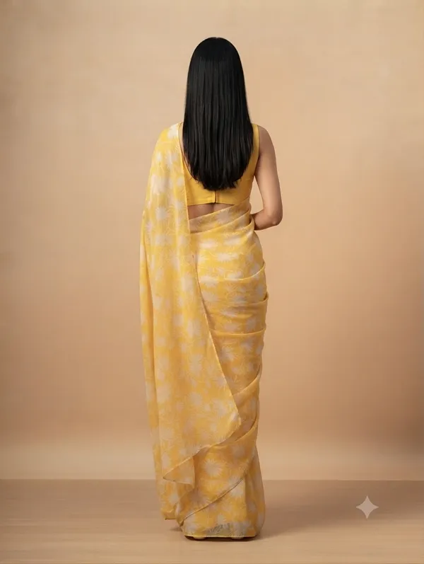 Chiffon_Maroon_Saree