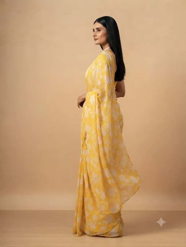 Chiffon_Maroon_Saree
