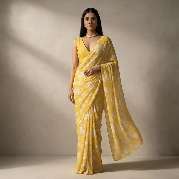 Maroon_Chiffon_Saree_For_Women