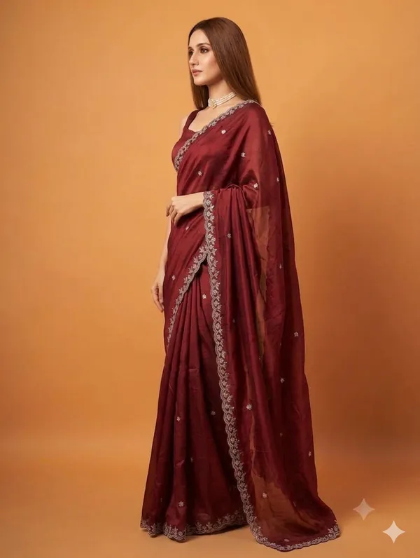 Chiffon_White_Saree