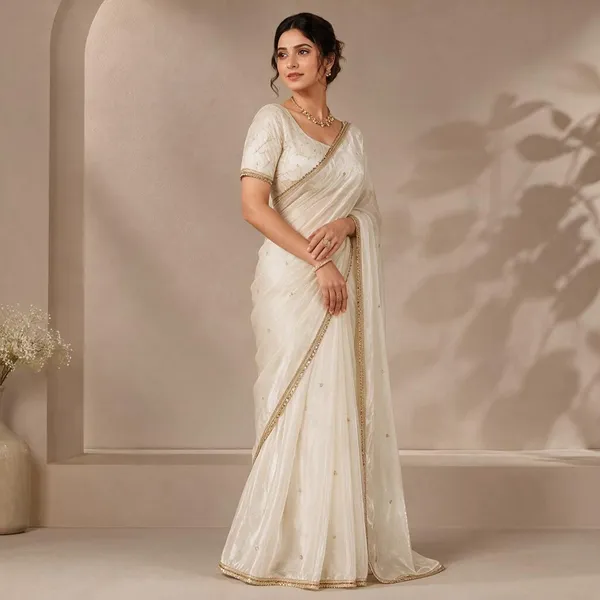 Maroon_Chiffon_Saree_For_Women