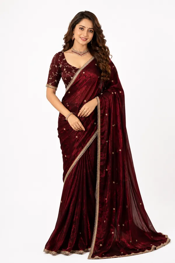 Chiffon_Black_Saree