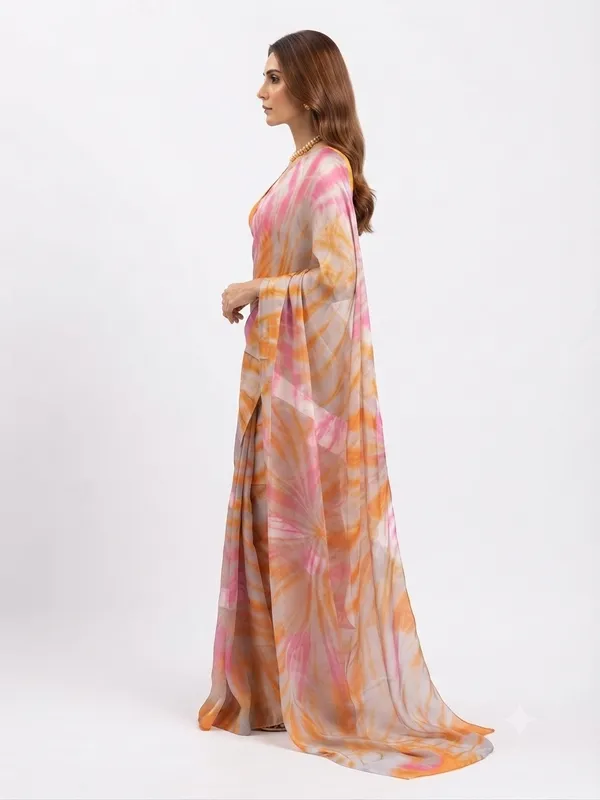 Chiffon_Yellow_Saree