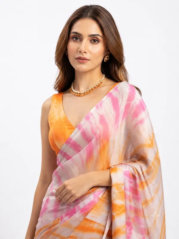 Chiffon_Yellow_Saree