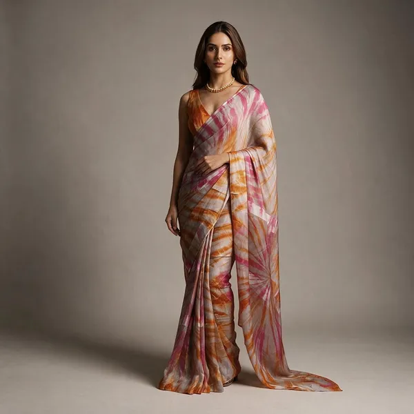 Yellow_Chiffon_Saree_For_Women