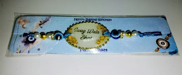 Blue_Beaded_Swag_Wala_Bhai_Rakhi_for_Brother