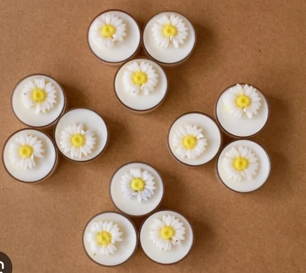 Wax_Floral_Decorative_Tealight_Candles