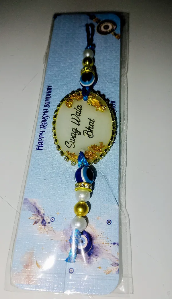 Blue_Beaded_Swag_Wala_Bhai_Rakhi_for_Brother