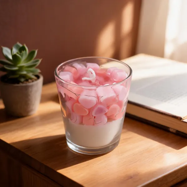 Pink_And_White_Soya_Scented_Wax_Floral_Jar_Candle