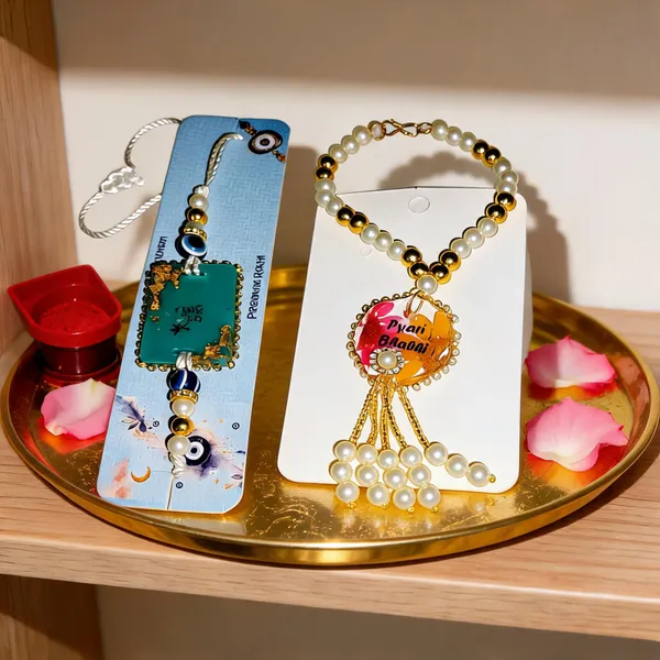 Multicolor_Resin_Pressed_Daisy_Flower_Bhaiya_Bhabhi_Rakhi_Set