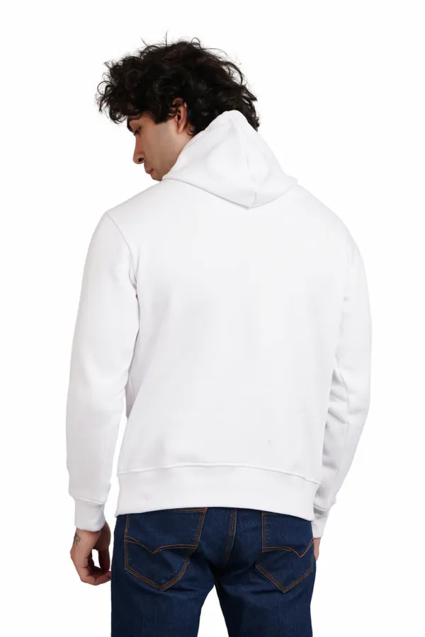 White__Cotton_And__Polyester_Hoodie_For_Unisex