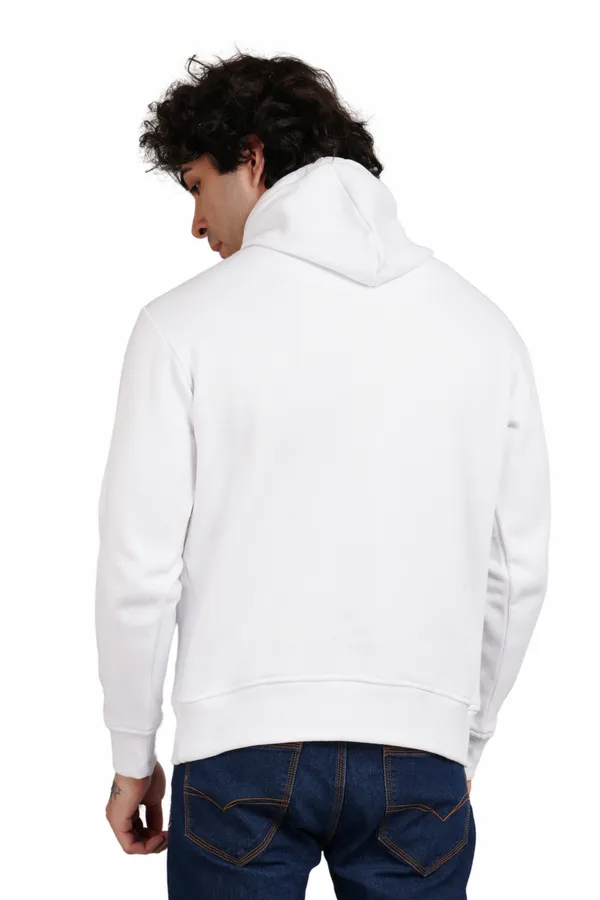 White__Cotton_And__Polyester_Hoodie_For_Unisex