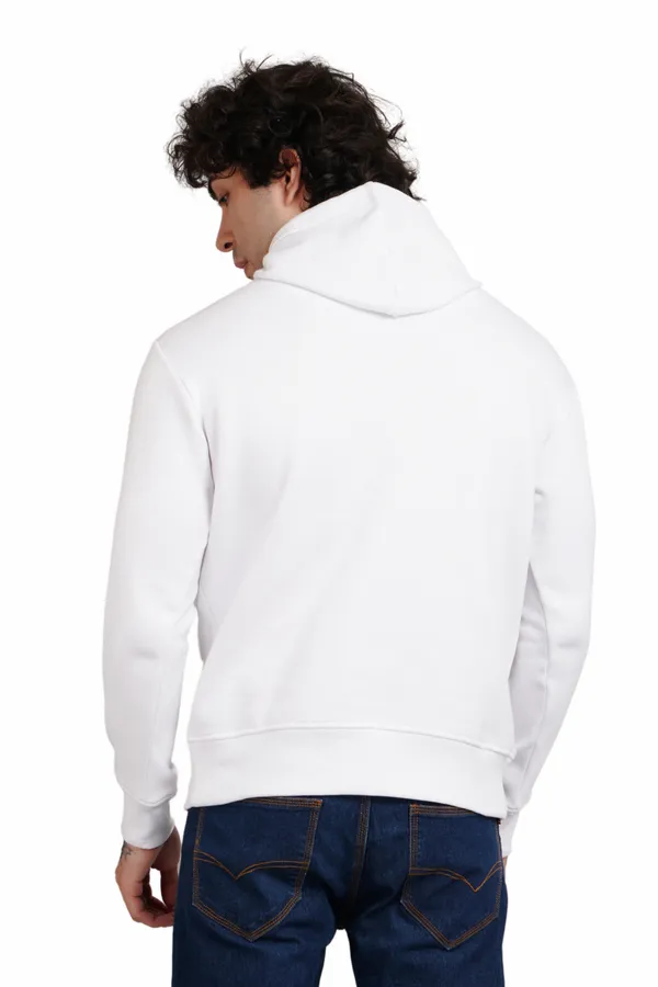 White__Cotton_And__Polyester_Hoodie_For_Unisex